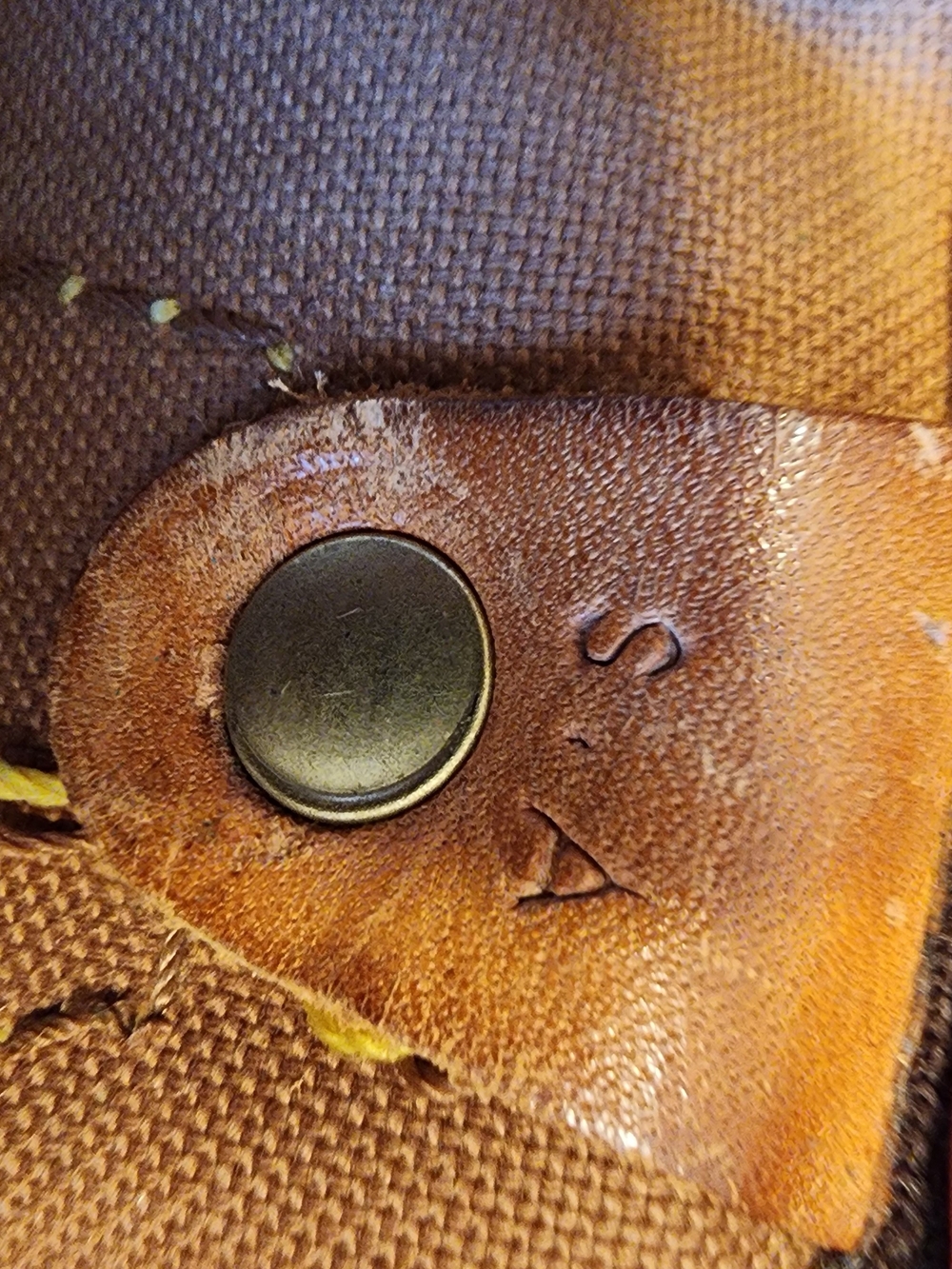 Louis Vuitton Monogram Canvas Satchel in Brown with Tan Trim - Picture 12 of 16